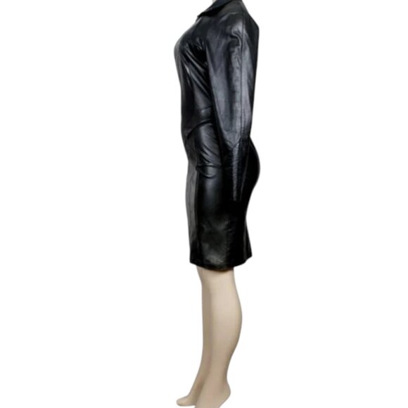 ROGER EDWARDS Leather Dress - Picture 4 of 4